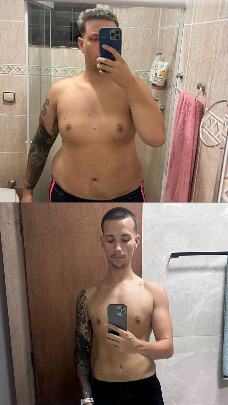 Antes e depois caso 09